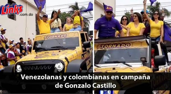 Video: PLD contrata a colombianas y venezolanas para atraer público en actividades de Gonzalo Castillo