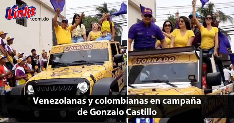 Video: PLD contrata a colombianas y venezolanas para atraer público en actividades de Gonzalo Castillo
