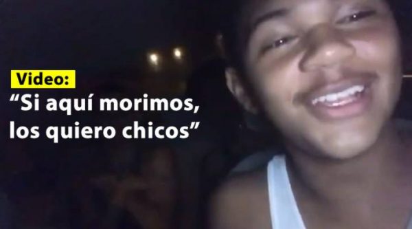 Video de los jóvenes del accidente en La Vega