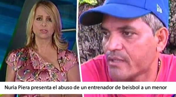 Nuria presenta el abuso de un entrenador de beisbol a un menor