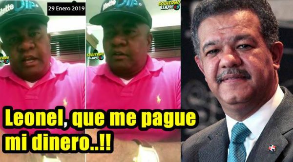 Nuevo video de Quirino cobrándole a Leonel Fernández