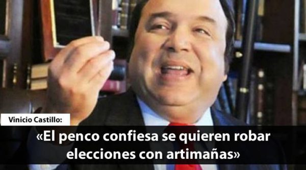 Vinicio Castillo: «El penco confiesa se quieren robar elecciones con artimañas» | Video