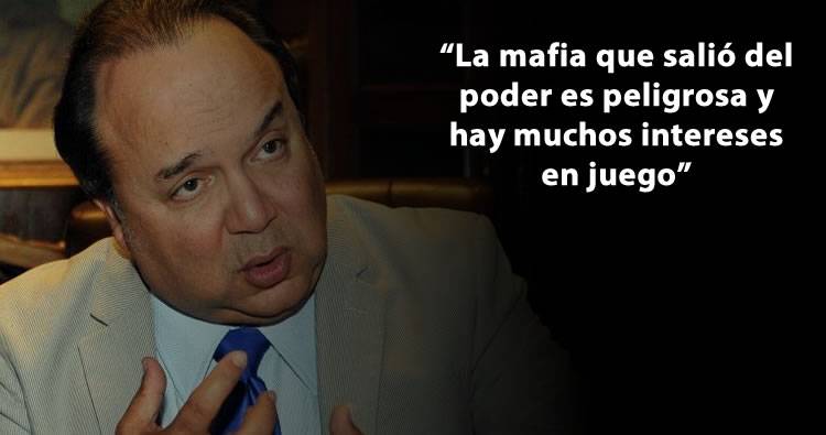 Vinicio Castillo: «La mafia que salió del poder es peligrosa y hay muchos intereses en juego»