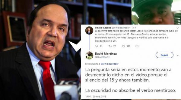 Vinicio Castillo dice con Quirino se confirma campaña sucia contra Leonel