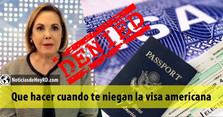 Yadira Morel explica que hacer cuando te niegan la visa americana