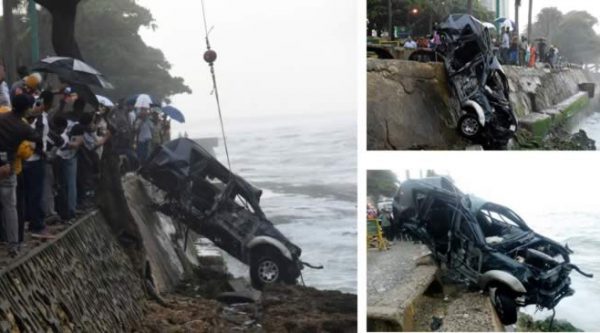 Video: Momento en que sacan la yipeta que cayó al mar