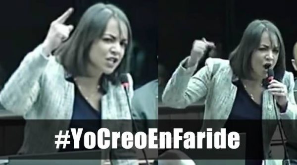 Defensores de Faride se enfrentan al Gobierno y crean el hashtag #YoCreoEnFaride