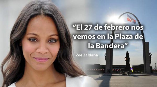 Zoe Zaldaña: ‘El 27 de febrero nos vemos en la Plaza de la Bandera’