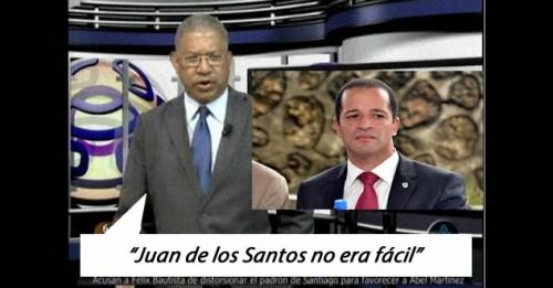 Periódista de Santiago: «Juan de Los Santos No era fácil»