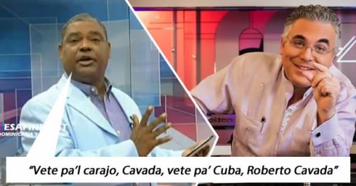 Video: Aridio Castillo arremete contra Roberto Cavada
