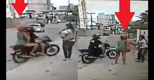 Video: Mujer atracando