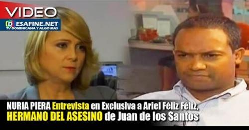 Nuria Piera entrevista al hermano del asesino de Juan de los Santos
