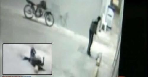 Video muestra momento en que vigilante se disparó accidentalmente