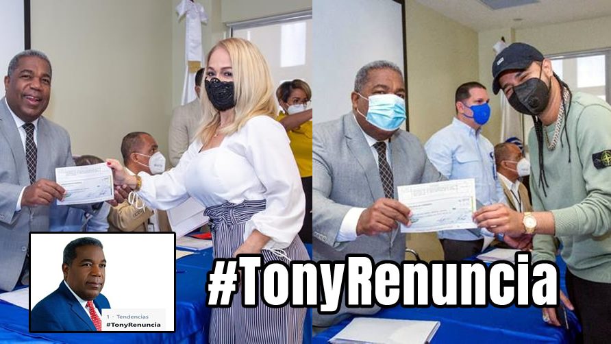 Con etiqueta #TonyRenuncia piden la cabeza de Peña Guaba tras donación de 100 millones a artistas