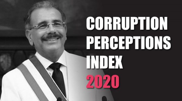 Índice de Percepción de la Corrupción 2020: República Dominicana entre los países con mayores niveles de corrupción