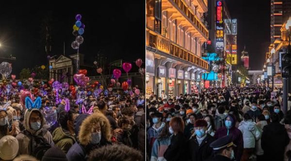 Multitudes en las calles y discotecas abarrotadas: la fiesta de Wuhan tras el año de la pandemia