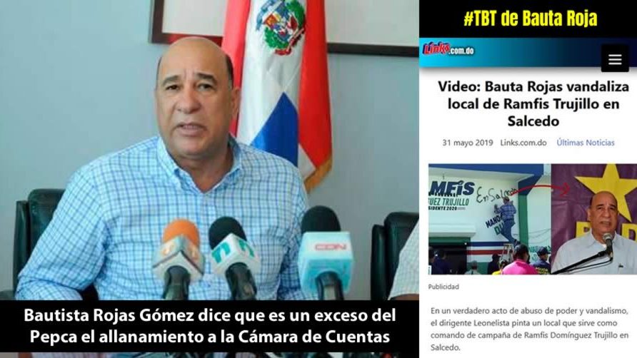 Bautista Rojas Gómez considera un exceso del Pepca el allanamiento a la Cámara de Cuentas