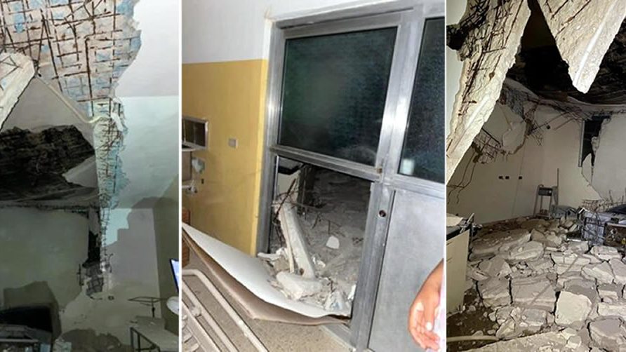 Colapsa techo en hospital de Bahoruco