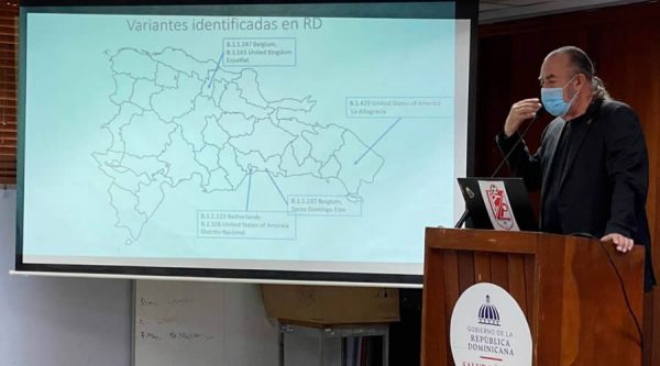 Salud Pública identifica 5 variantes de Covid-19 en República Dominicana