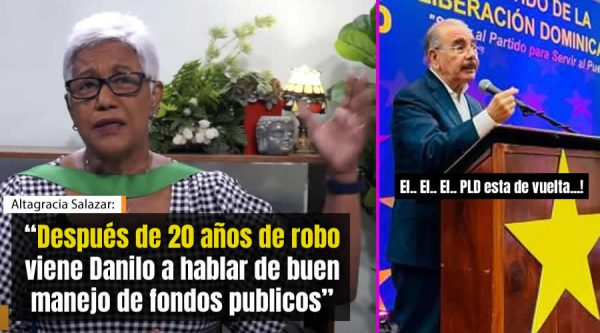 [Video] Altagracia Salazar: «Después de 20 años de robo viene Danilo a hablar de buen manejo de los fondos públicos»