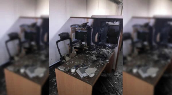 Se incendia área Financiera del Ministerio de la Mujer