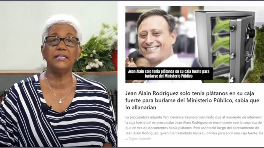 Altagracia Salazar comenta sobre «el tigueraje» y los plátanos de Jean Alain Rodríguez