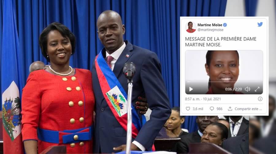 audio esposa presidente de haiti jovenl moises