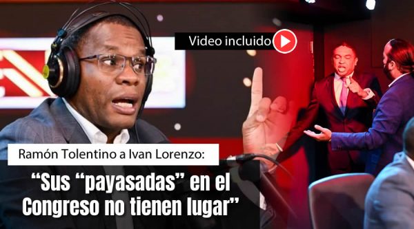 Suspenden a Ramón Tolentino por ofender al senador del PLD, Iván Lorenzo (Video)