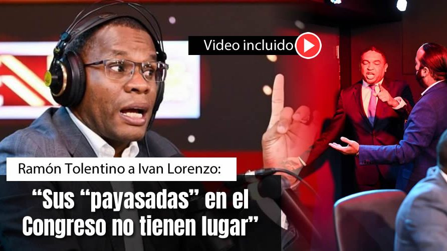 Suspenden a Ramón Tolentino por ofender al senador del PLD, Iván Lorenzo (Video)