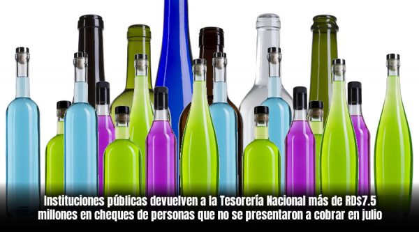 Instituciones públicas devuelven a la Tesorería Nacional más de RD$7.5 millones en cheques de personas que no se presentaron a cobrar en julio
