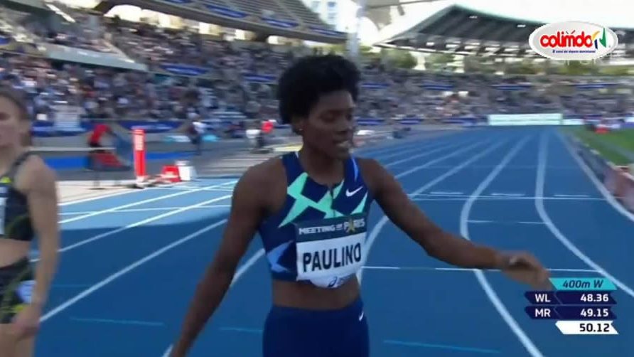 Video: Marileidy Paulino gana primer lugar en los 400 metros en París, Francia