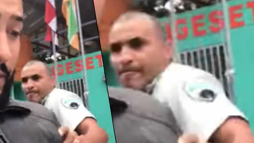 Video: Agente de la Digesett le entra a trompadas a hombre reclamaba multa