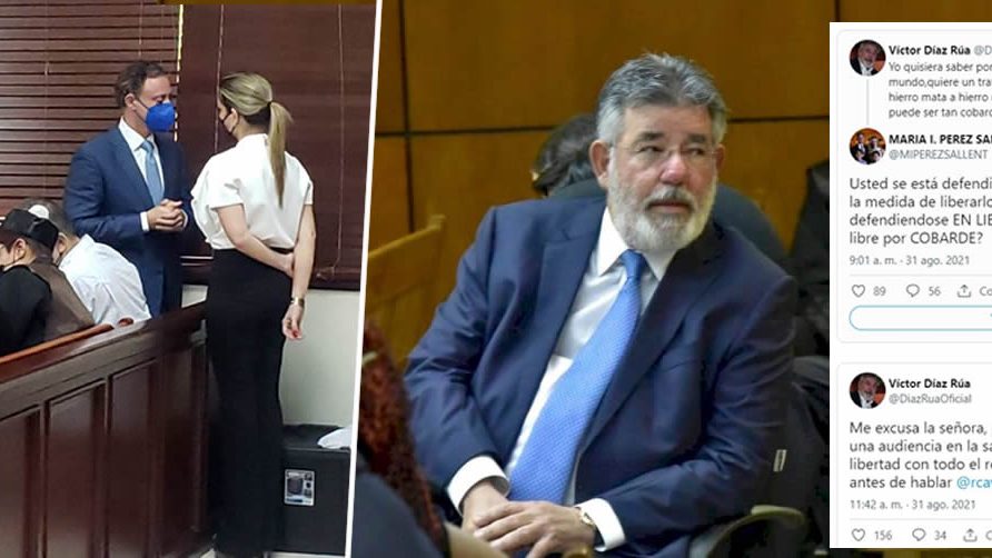 Esposa de Jean Alain Rodríguez responde a Díaz Rúa en Twitter por llamarlo «cobarde»
