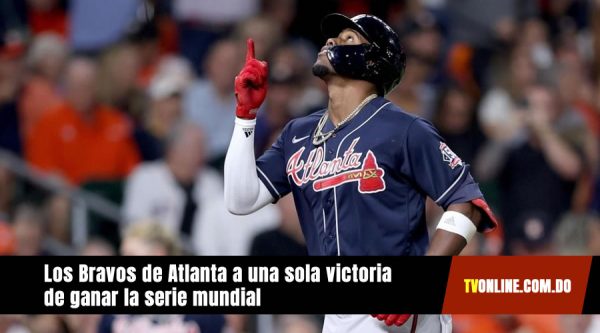 Atlanta Braves a una sola victoria de ganar la serie mundial