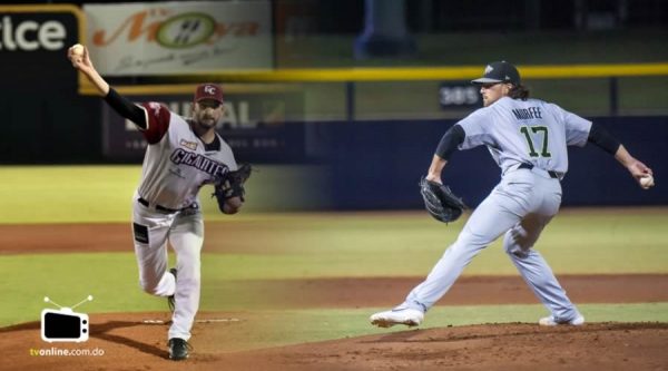 Dustin Crenshaw vs Penn Murfee, en el partido Gigantes y Escogido de hoy