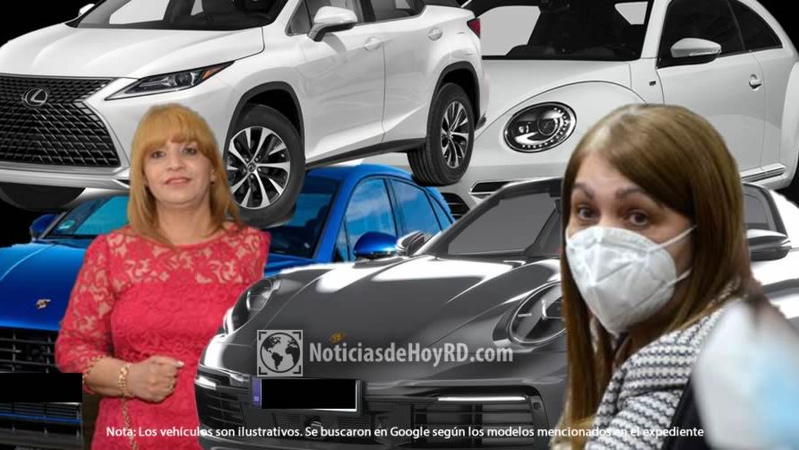 Ministerio Público retuvo RD$48 millones, 2 Porsche, 1 yipeta Lexus y 1 Volkswagen a Magalys Medina, hermana de Danilo