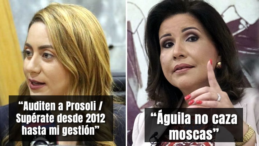 Gloria Reyes pide auditar la gestión de Margarita en Prosoli, Cedeño responde que “A ella no, águila no caza moscas”
