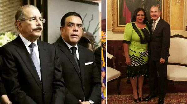Thelma Eusebio y Danilo Medina y alexis medina