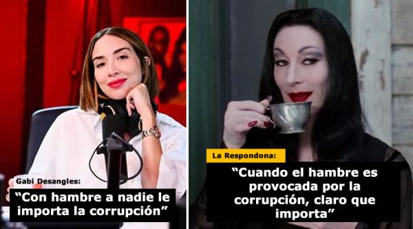 gabi desangle sobre corrupcion