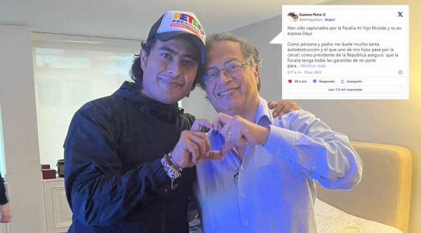 Detienen a Nicolás Petro hijo del presidente de Colombia Gustavo Petro