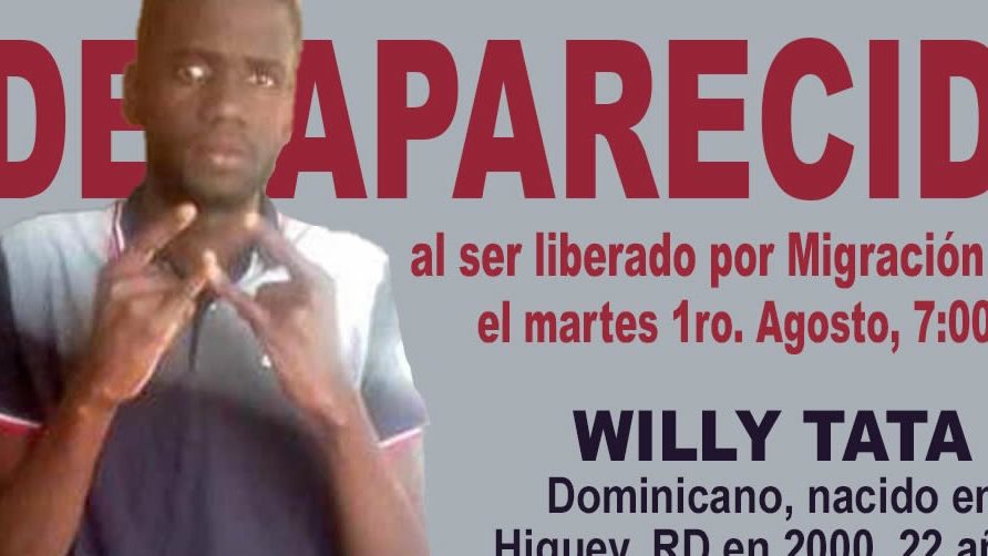 Reportan a Willy Tata como desaparecido